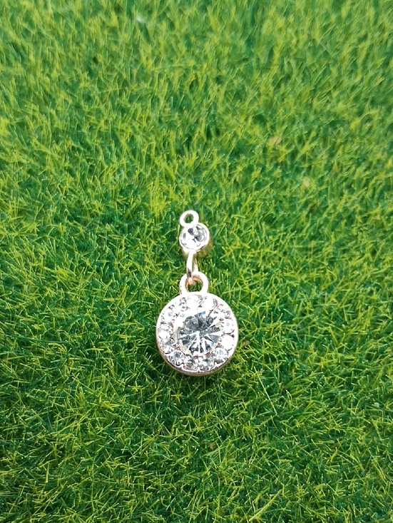 Jewelry - Sparkling Clear Crystal Drop Pendant Necklace Charm P423